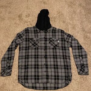 Hurley Hooded Flannel